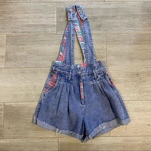Vintage overall shorts